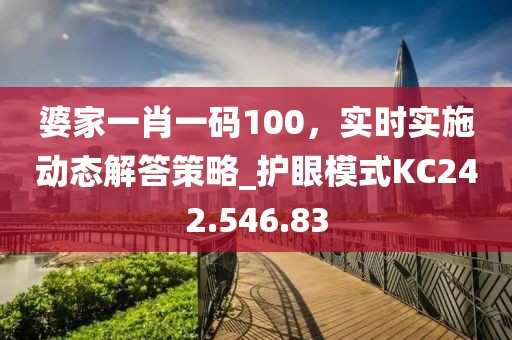 婆家一肖一码100，实时实施动态解答策略_护眼模式KC242.546.83