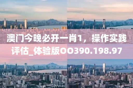 澳门今晚必开一肖1，操作实践评估_体验版OO390.198.97