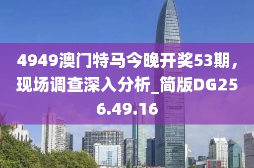 4949澳门特马今晚开奖53期，现场调查深入分析_简版DG256.49.16