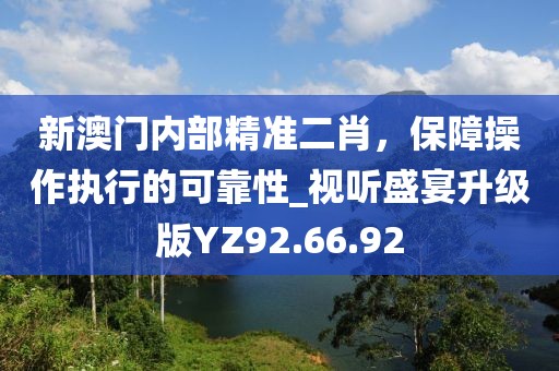 新澳门内部精准二肖，保障操作执行的可靠性_视听盛宴升级版YZ92.66.92