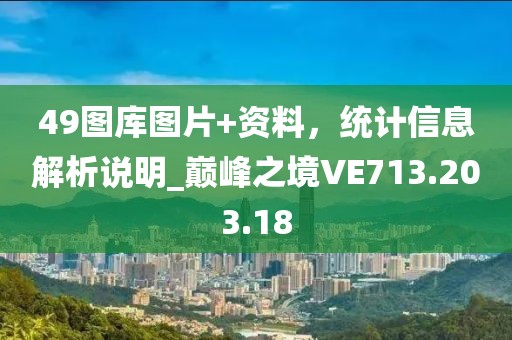 49图库图片+资料，统计信息解析说明_巅峰之境VE713.203.18