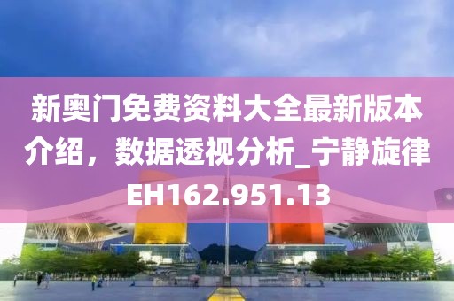 新奥门免费资料大全最新版本介绍，数据透视分析_宁静旋律EH162.951.13