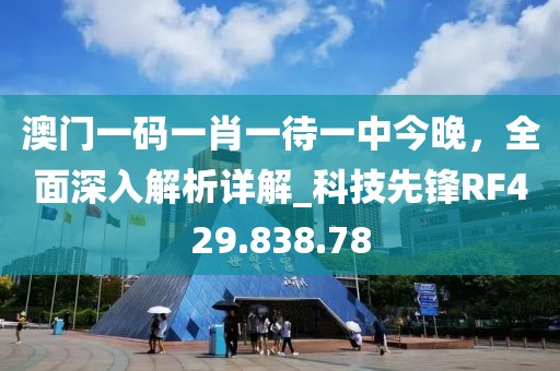 澳门一码一肖一待一中今晚，全面深入解析详解_科技先锋RF429.838.78