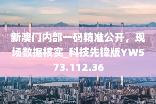 新澳门内部一码精准公开，现场数据核实_科技先锋版YW573.112.36