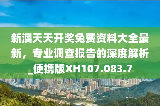 新澳天天开奖免费资料大全最新，专业调查报告的深度解析_便携版XH107.083.7