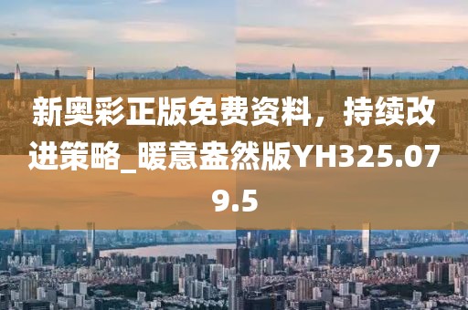 新奥彩正版免费资料，持续改进策略_暖意盎然版YH325.079.5