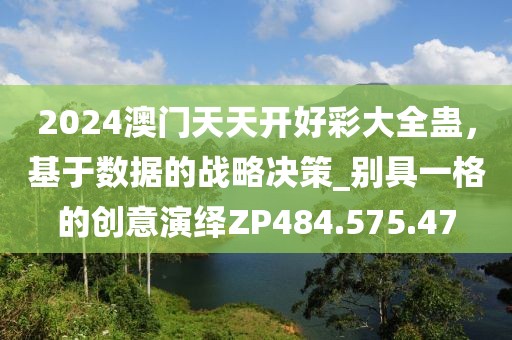 2024澳门天天开好彩大全蛊，基于数据的战略决策_别具一格的创意演绎ZP484.575.47