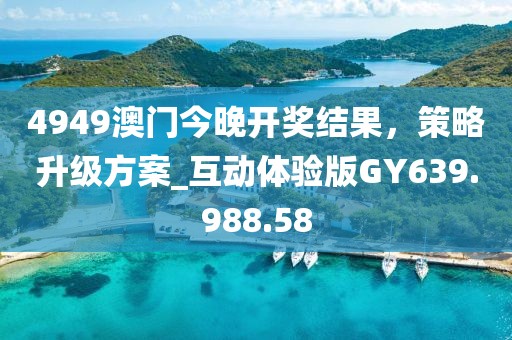 4949澳门今晚开奖结果，策略升级方案_互动体验版GY639.988.58