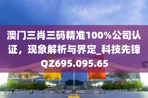 澳门三肖三码精准100%公司认证，现象解析与界定_科技先锋QZ695.095.65