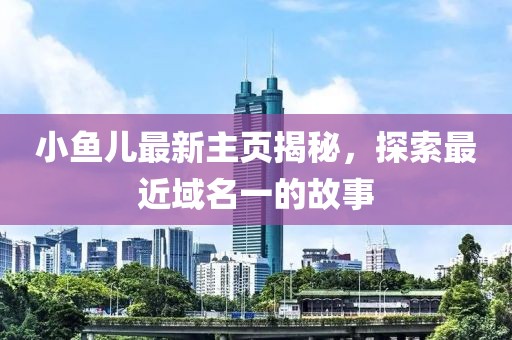 小鱼儿最新主页揭秘，探索最近域名一的故事
