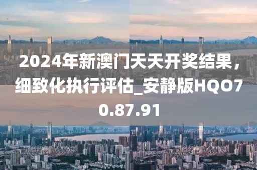2024年新澳门天天开奖结果，细致化执行评估_安静版HQO70.87.91