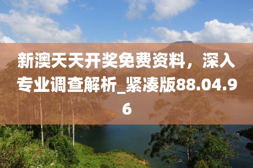 新澳天天开奖免费资料，深入专业调查解析_紧凑版88.04.96
