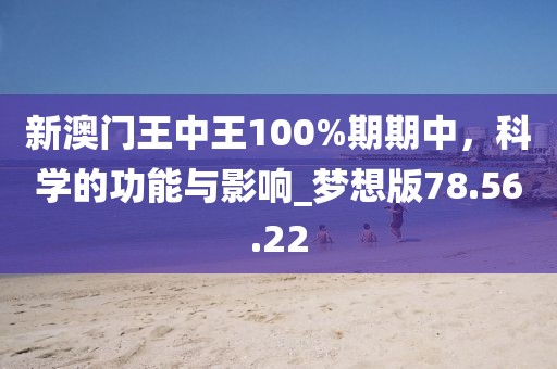 新澳门王中王100%期期中，科学的功能与影响_梦想版78.56.22