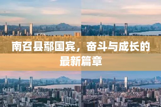 南召县鄢国宾，奋斗与成长的最新篇章