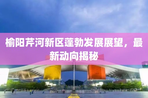 榆阳芹河新区蓬勃发展展望，最新动向揭秘