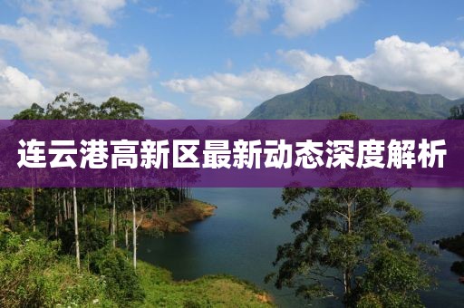 连云港高新区最新动态深度解析