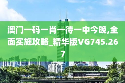 澳门一码一肖一待一中今晚,全面实施攻略_精华版VG745.267