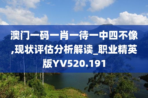 澳门一码一肖一待一中四不像,现状评估分析解读_职业精英版YV520.191