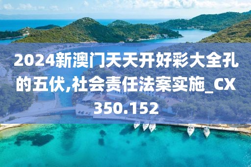 2024新澳门天天开好彩大全孔的五伏,社会责任法案实施_CX350.152