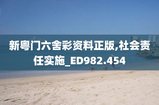 新粤门六舍彩资料正版,社会责任实施_ED982.454