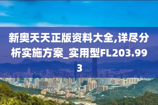 新奥天天正版资料大全,详尽分析实施方案_实用型FL203.993