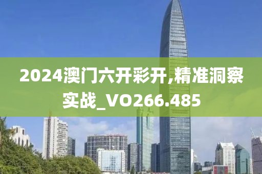 2024澳门六开彩开,精准洞察实战_VO266.485