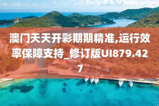 澳门天天开彩期期精准,运行效率保障支持_修订版UI879.427