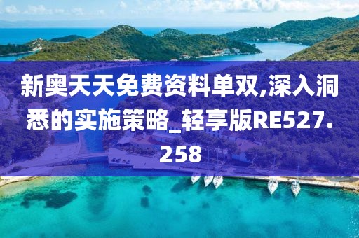 新奥天天免费资料单双,深入洞悉的实施策略_轻享版RE527.258
