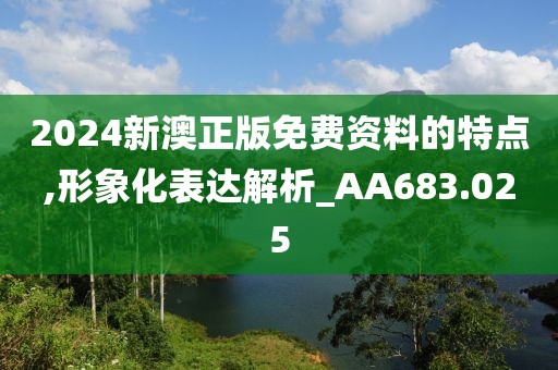 2024新澳正版免费资料的特点,形象化表达解析_AA683.025