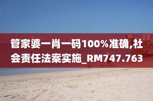 管家婆一肖一码100%准确,社会责任法案实施_RM747.763