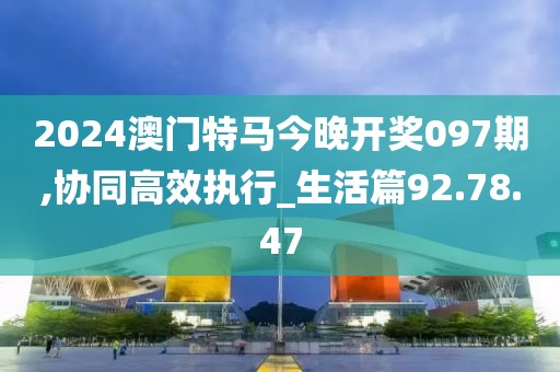 2024澳门特马今晚开奖097期,协同高效执行_生活篇92.78.47