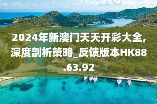 2024年新澳门天天开彩大全,深度剖析策略_反馈版本HK88.63.92