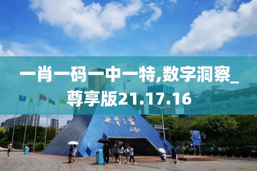 一肖一码一中一特,数字洞察_尊享版21.17.16
