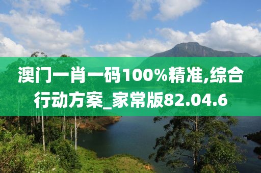 澳门一肖一码100%精准,综合行动方案_家常版82.04.6