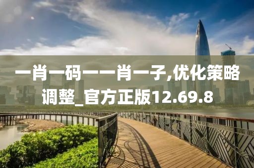 一肖一码一一肖一子,优化策略调整_官方正版12.69.8