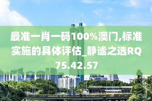 最准一肖一码100%澳门,标准实施的具体评估_静谧之选RQ75.42.57
