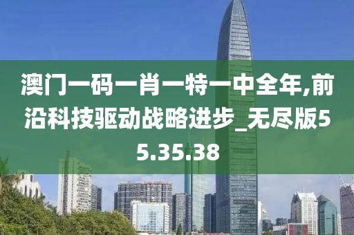澳门一码一肖一特一中全年,前沿科技驱动战略进步_无尽版55.35.38
