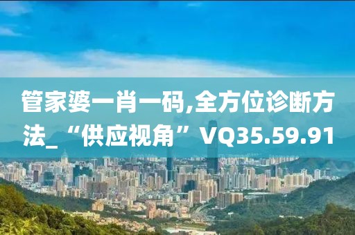 管家婆一肖一码,全方位诊断方法_“供应视角”VQ35.59.91