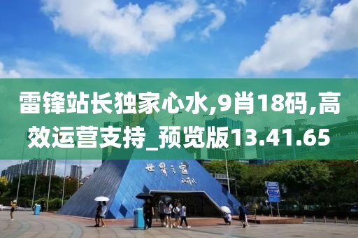 雷锋站长独家心水,9肖18码,高效运营支持_预览版13.41.65