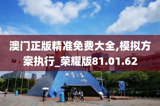 澳门正版精准免费大全,模拟方案执行_荣耀版81.01.62