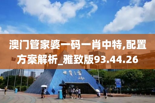 澳门管家婆一码一肖中特,配置方案解析_雅致版93.44.26