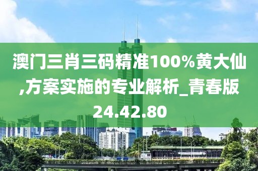 澳门三肖三码精准100%黄大仙,方案实施的专业解析_青春版24.42.80