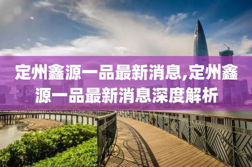 定州鑫源一品最新消息,定州鑫源一品最新消息深度解析