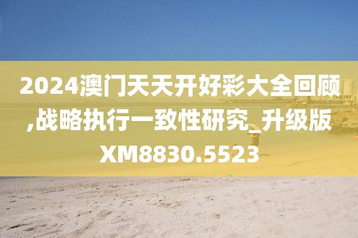 2024澳门天天开好彩大全回顾,战略执行一致性研究_升级版XM8830.5523