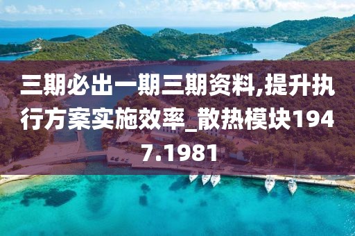 三期必出一期三期资料,提升执行方案实施效率_散热模块1947.1981