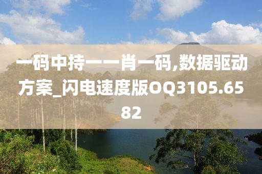 一码中持一一肖一码,数据驱动方案_闪电速度版OQ3105.6582