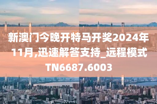 新澳门今晚开特马开奖2024年11月,迅速解答支持_远程模式TN6687.6003