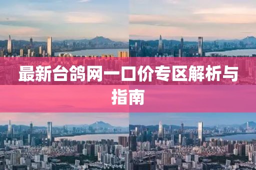最新台鸽网一口价专区解析与指南