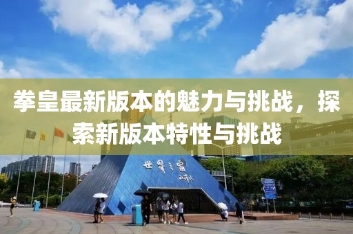 拳皇最新版本的魅力与挑战，探索新版本特性与挑战