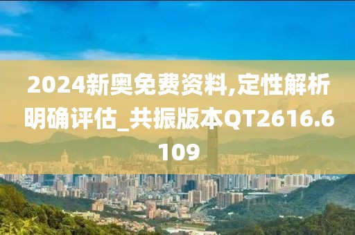 2024新奥免费资料,定性解析明确评估_共振版本QT2616.6109